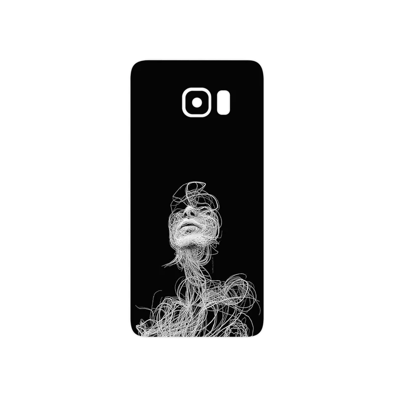 برچسب پوششی ماهوت مدل Strings Digital Art 2 مناسب برای گوشی موبایل سامسونگ Galaxy S6 Edge