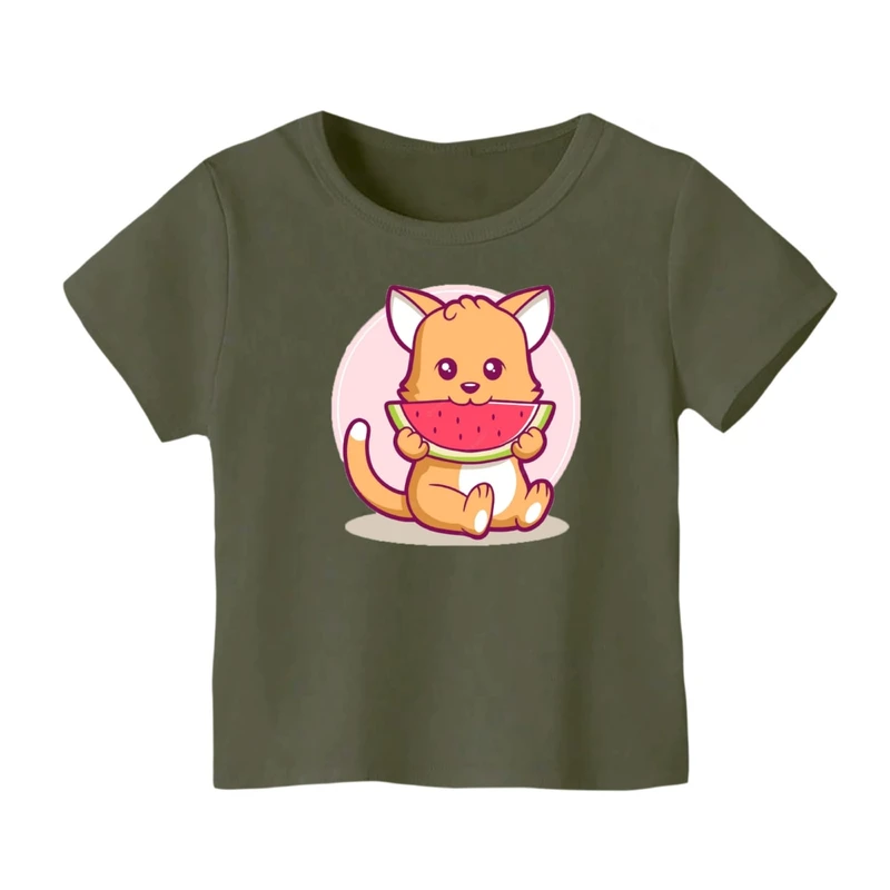 تی شرت آستین کوتاه بچگانه مدل سگ یلدایی کد 1