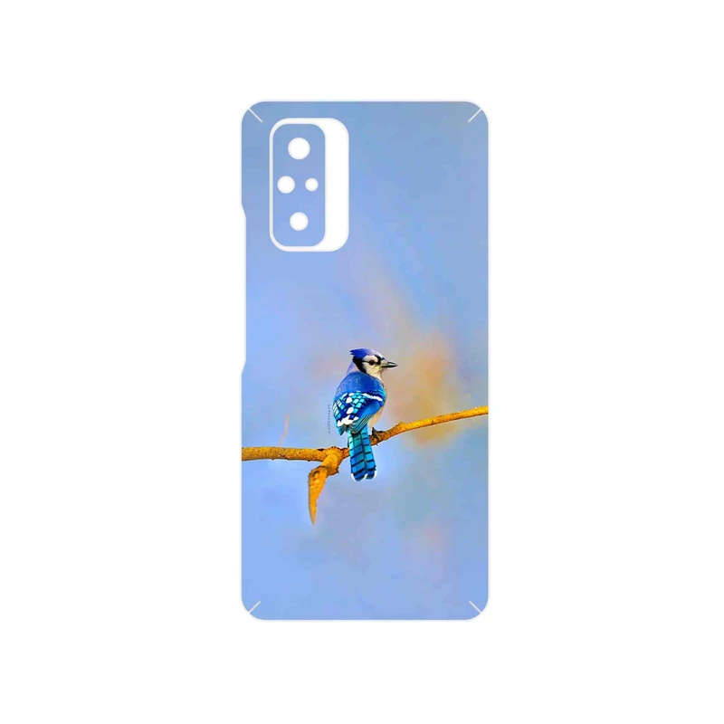 برچسب پوششی ماهوت مدل Cyanocitta cristata مناسب برای گوشی موبایل شیائومی Redmi Note 10 Pro