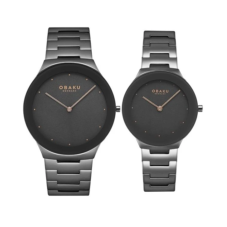 ست ساعت مچی عقربه‌ای  زنانه و مردانه اباکو مدل v290lxuusu-v290gxuusu