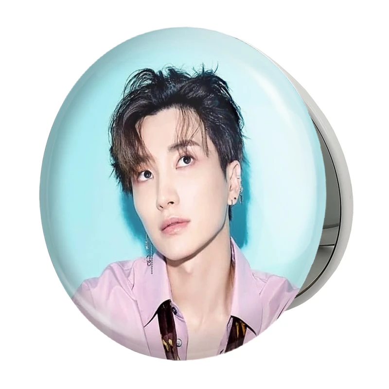 آینه جیبی خندالو طرح لیتوک گروه سوپر جونیور Super Junior مدل تاشو کد 12189 