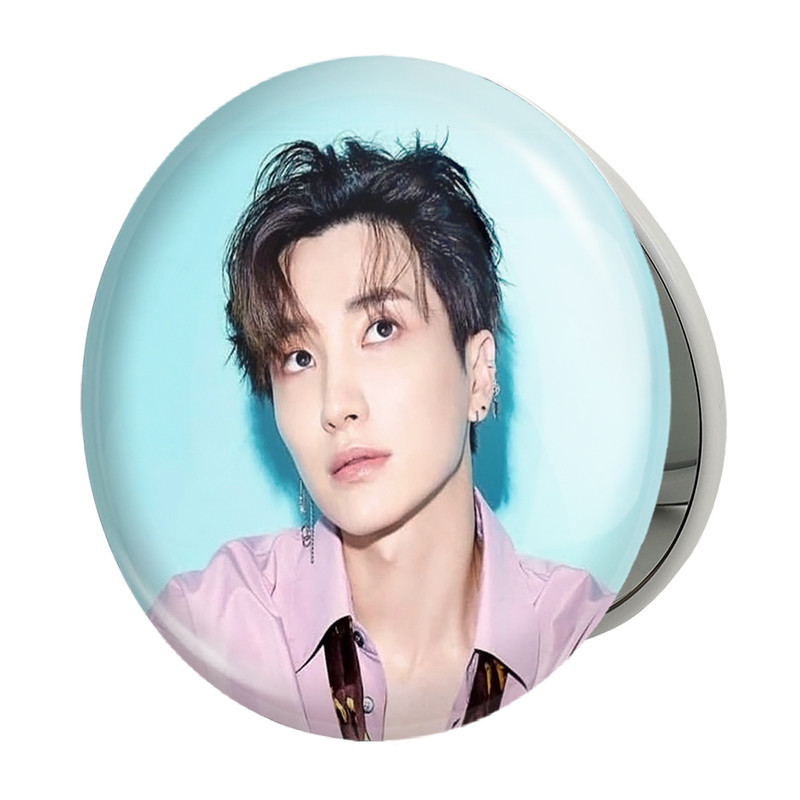 آینه جیبی خندالو طرح لیتوک گروه سوپر جونیور Super Junior مدل تاشو کد 12189 