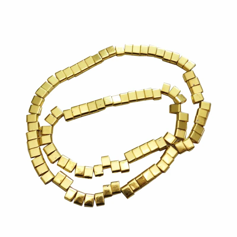 مهره دستبند مدل حدید مکعبی کد MO-1030 مجموعه 40 عددی