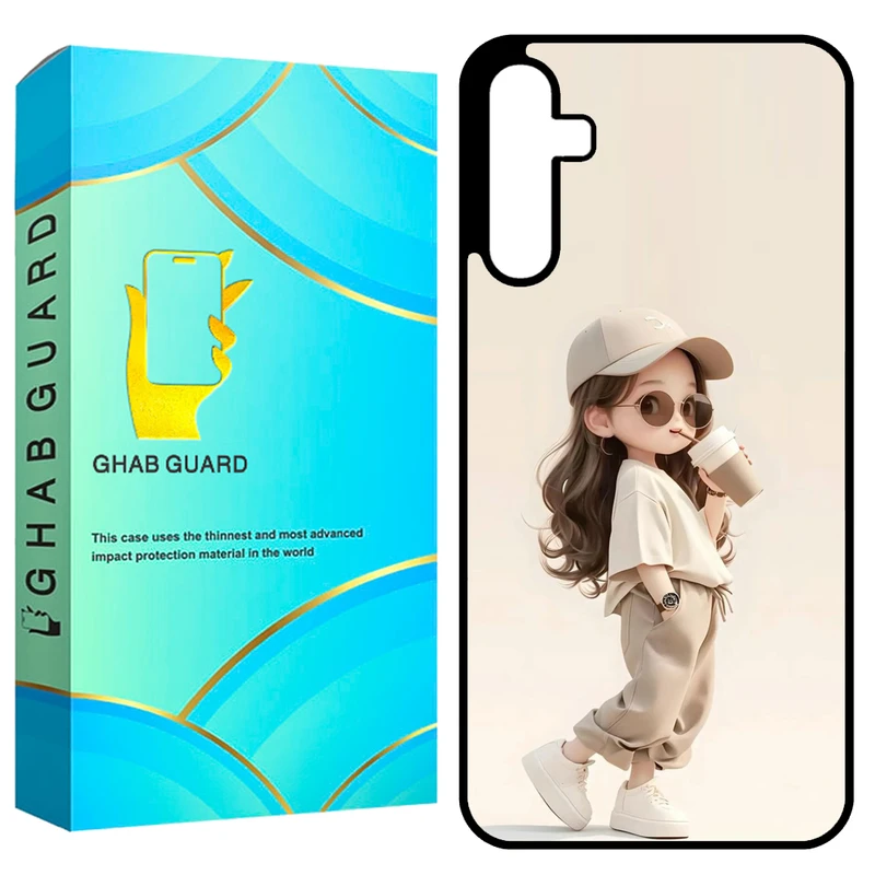 کاور قاب گارد طرح دختر مدل GCHPA35 مناسب برای گوشی موبایل سامسونگ Galaxy A35 5G