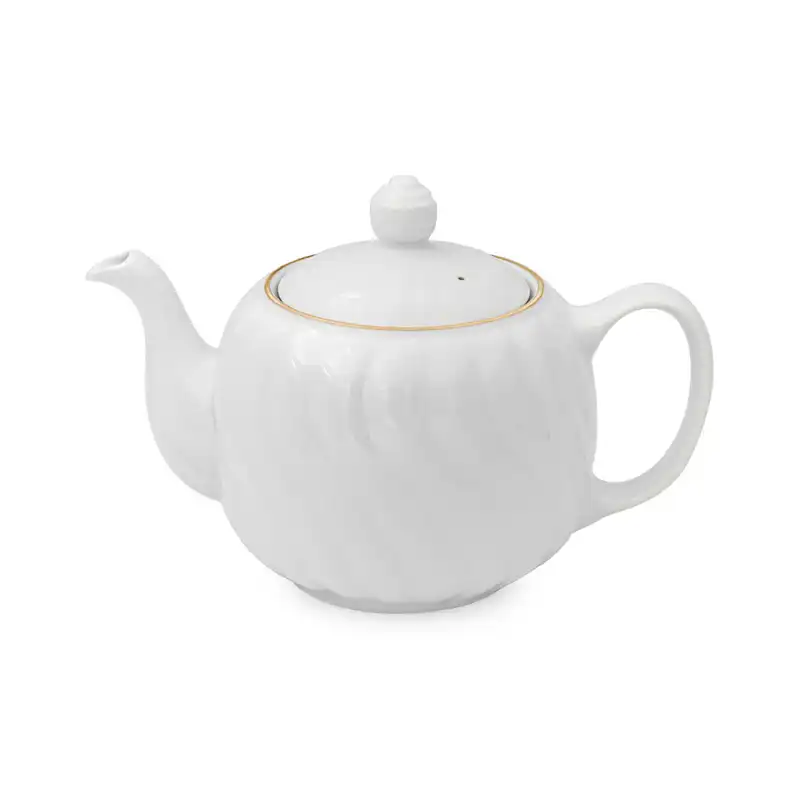 قوری چینی زرین ایران مدل آلمانی پیچدار 8 زرین درجه یک