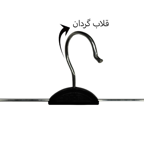 چوب لباسی مدل بچگانه گردان کد 03 بسته 27 عددی