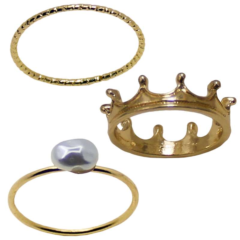 بند انگشتی زنانه کد 1334 مجموعه 3 عددی