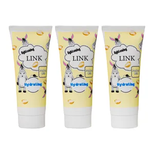 کرم آبرسان و مرطوب‌کننده دست و صورت لینک مدل شیر الاغ مناسب‌ پوست‌های معمولی و چرب حجم 75 میلی‌لیتر بسته سه عددی