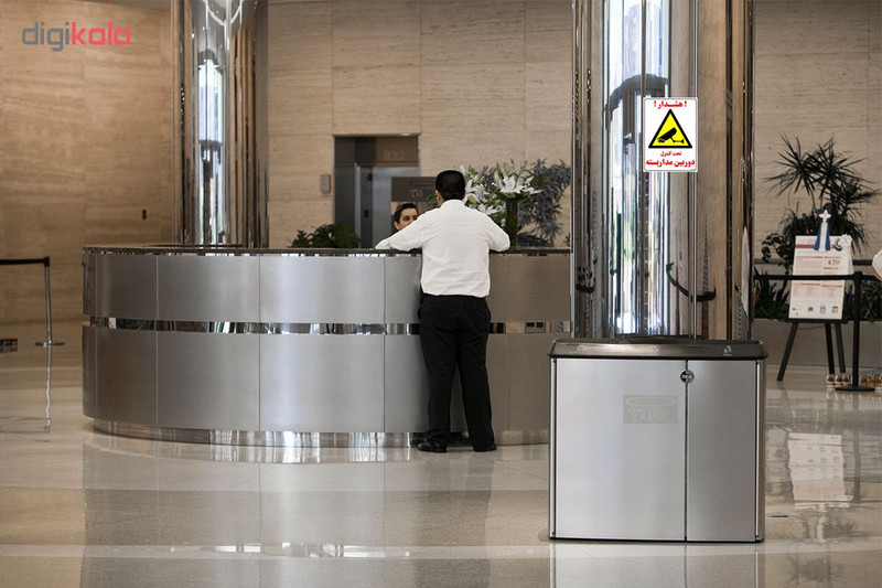 برچسب چاپ پارسیان طرح هشدار تحت کنترل دوربین مداربسته بسته 2 عددی