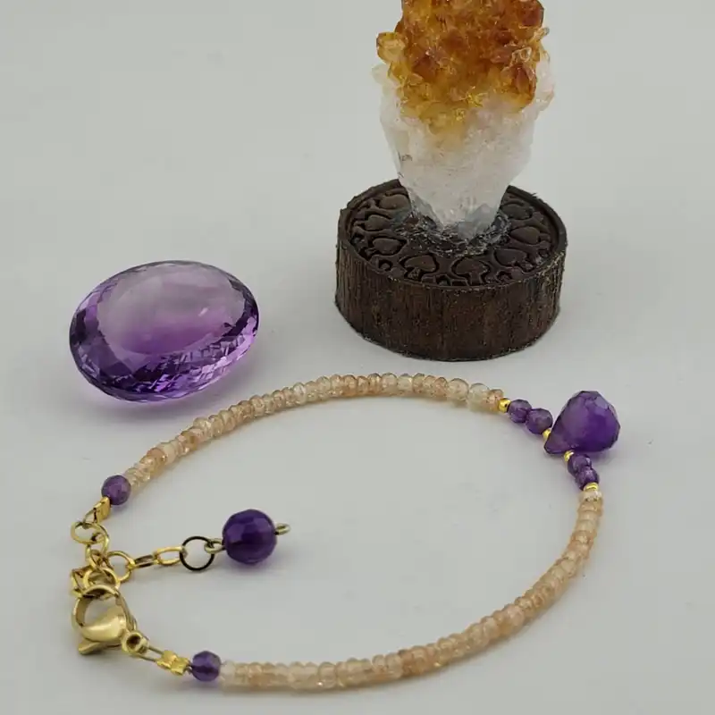 نیم ست زنانه مدل سنگ  زیرکن جواهرری با آمییتتیست کد 9658