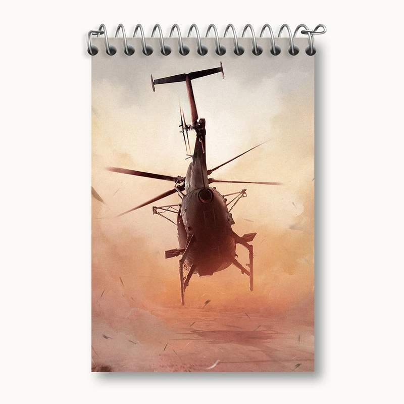 دفتر یادداشت 50 برگ خندالو مدل بالگرد کد F1136