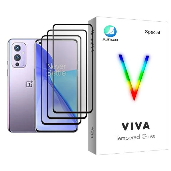 محافظ صفحه نمایش جانبو مدل Viva Glass MIX003 مناسب برای گوشی موبایل وان پلاس 9 بسته سه عددی