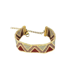 دستبند بافت زنانه مدل روشنا