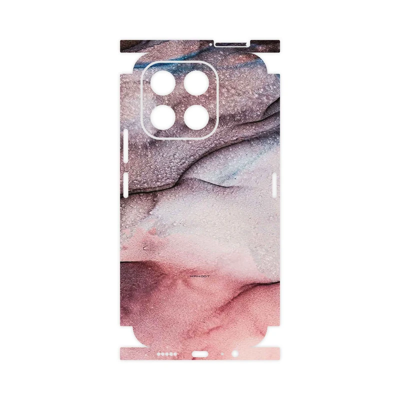 برچسب پوششی ماهوت مدل Smoky pink marble-FullSkin مناسب برای گوشی موبایل آنر X6c