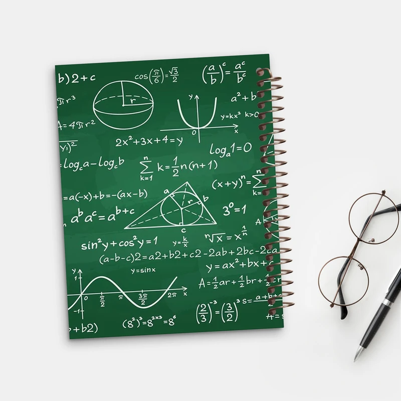 دفتر مشق 100 برگ طرح ریاضی کد H66