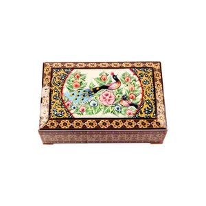 جعبه جواهرات خاتم کاری کد 04