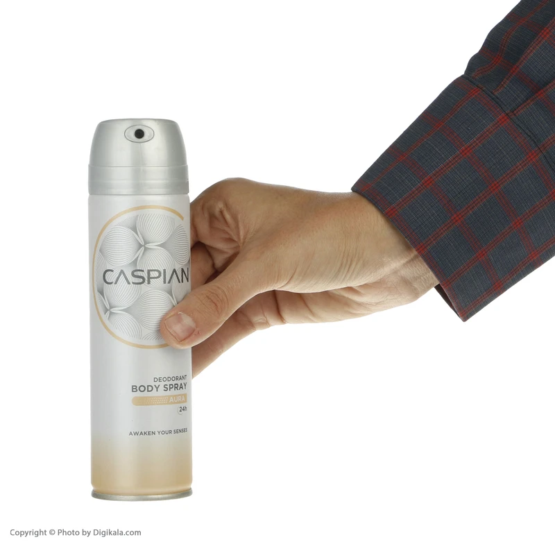 عکس شماره 2 : اسپری بدن مردانه کاسپین مدل aura حجم 150 میلی لیتر
