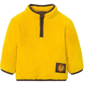 سویشرت بچگانه لوپیلو مدل یقه زیپ دار رنگ زرد