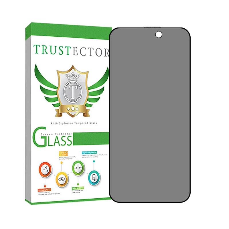 محافظ صفحه نمایش حریم شخصی تراستکتور مدل SECRETT مناسب برای گوشی موبایل اپل iPhone 15 Pro