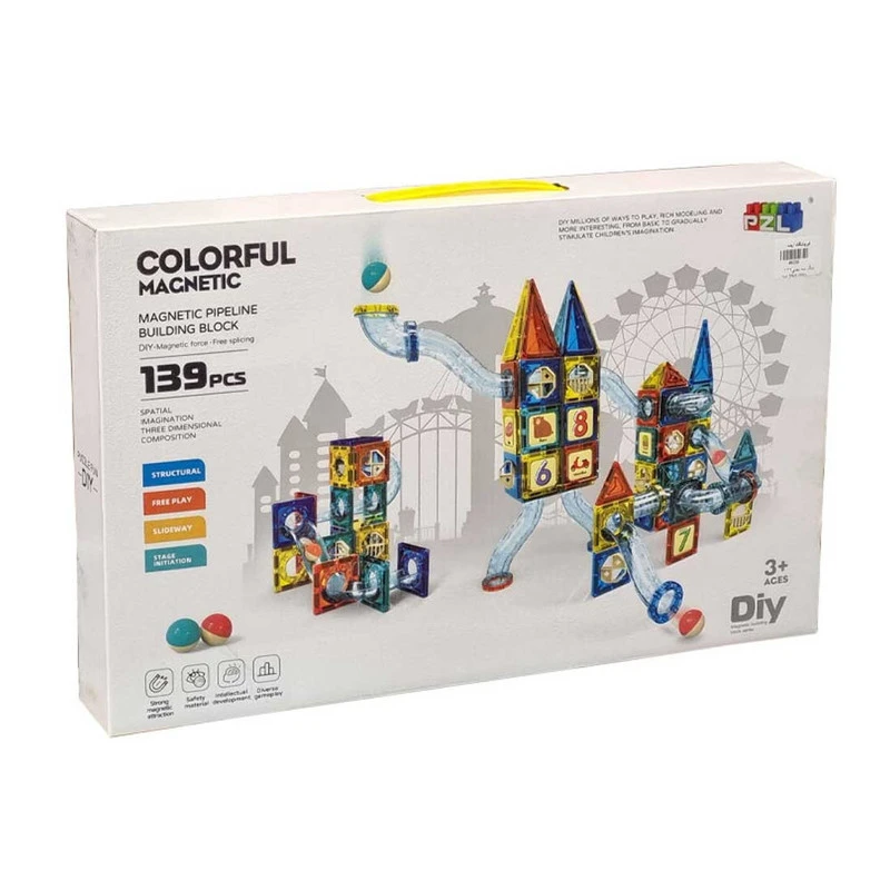 ساختنی 139 تکه مدل تایل مغناطیسی کد 9922