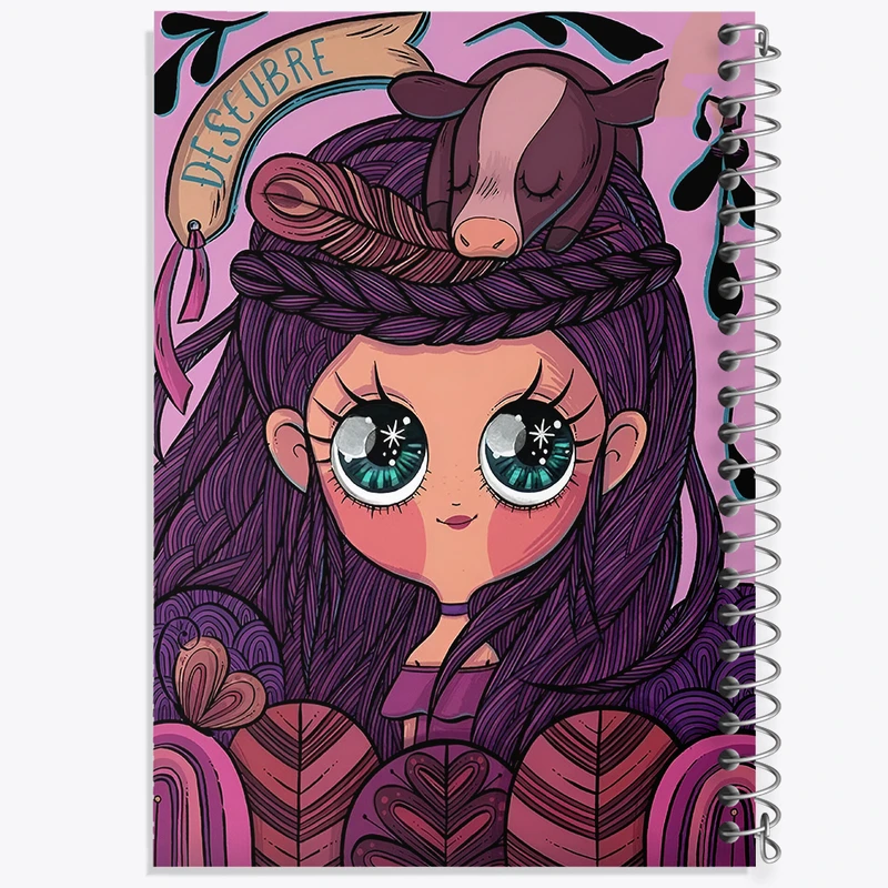 دفتر مشق 50 برگ خندالو طرح دخترانه کد N3297