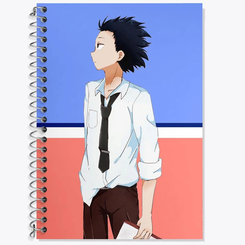 دفتر لغت 50 برگ خندالو مدل شویا ایشیدا انیمه سایلنت ویس A Silent Voice کد 15830