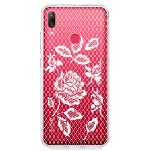Megafone Flower C43-W Cover For Huawei Y7 Prime 2019 / Y7 2019