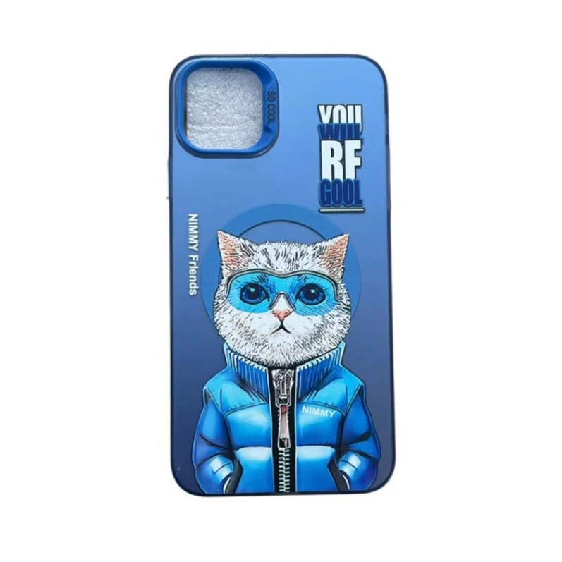 کاور مدل گربه خوشتیپ کد mn565 مناسب برای گوشی موبایل اپل iphone 12 promax