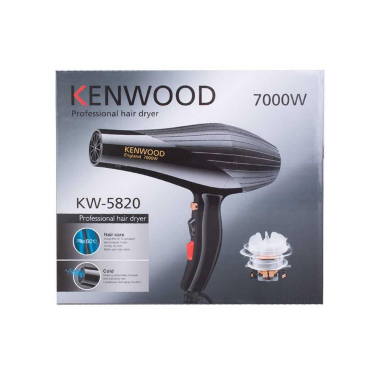 سشوار حرفه ای کنوود مدل KW-5820 -  - 2