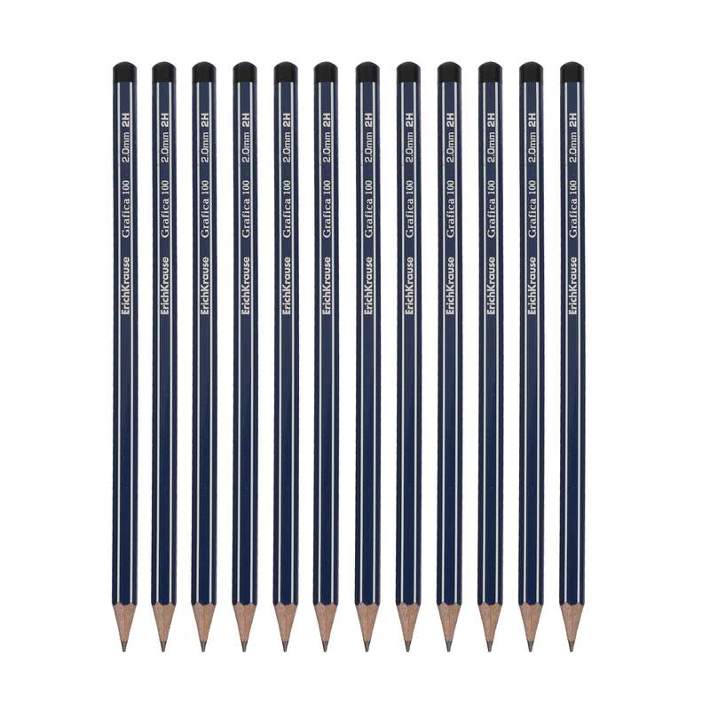 مداد مشکی اریک کراوزه مدل grafica 100 کد 32849 بسته 12 عددی