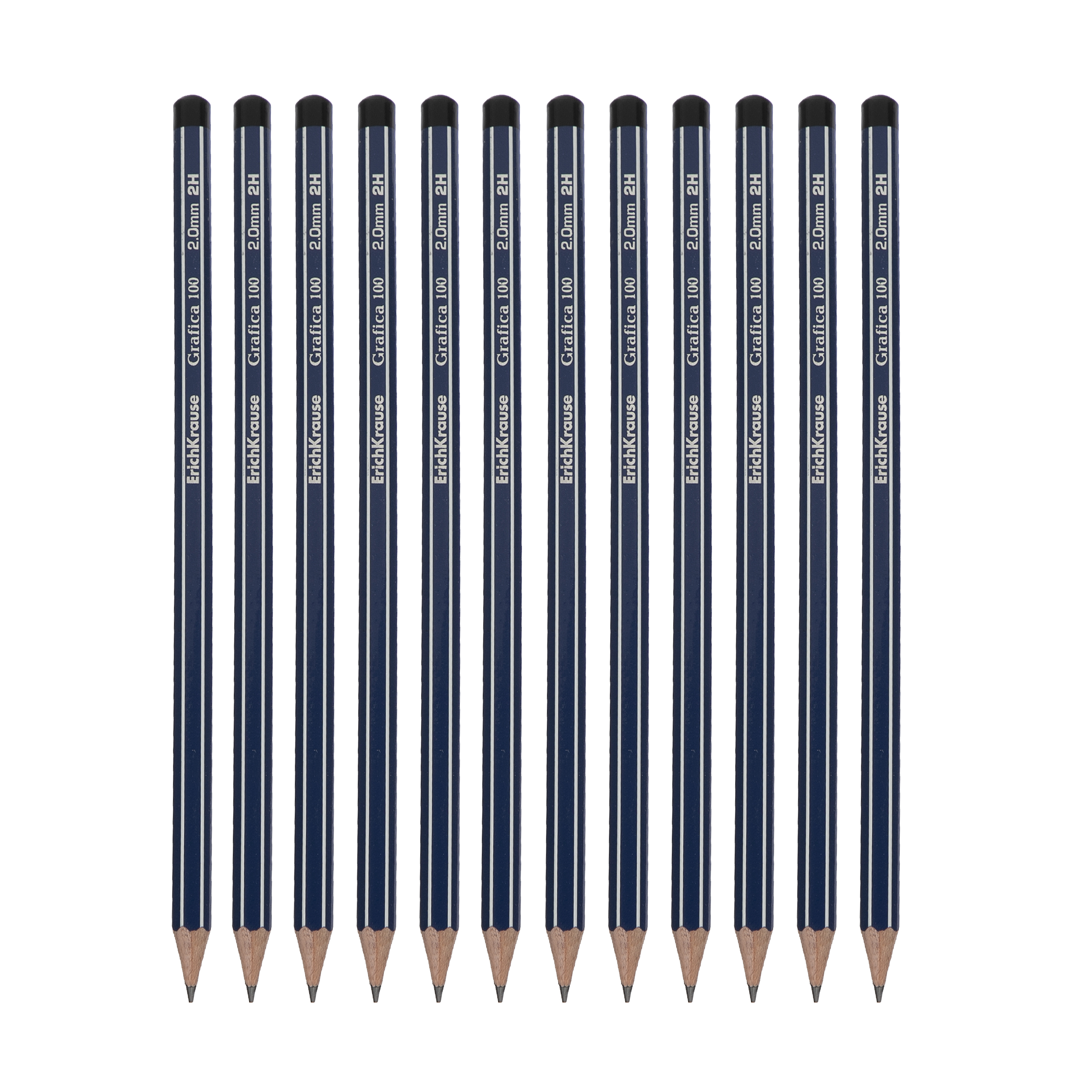 مداد مشکی اریک کراوزه مدل grafica 100 کد 32849 بسته 12 عددی