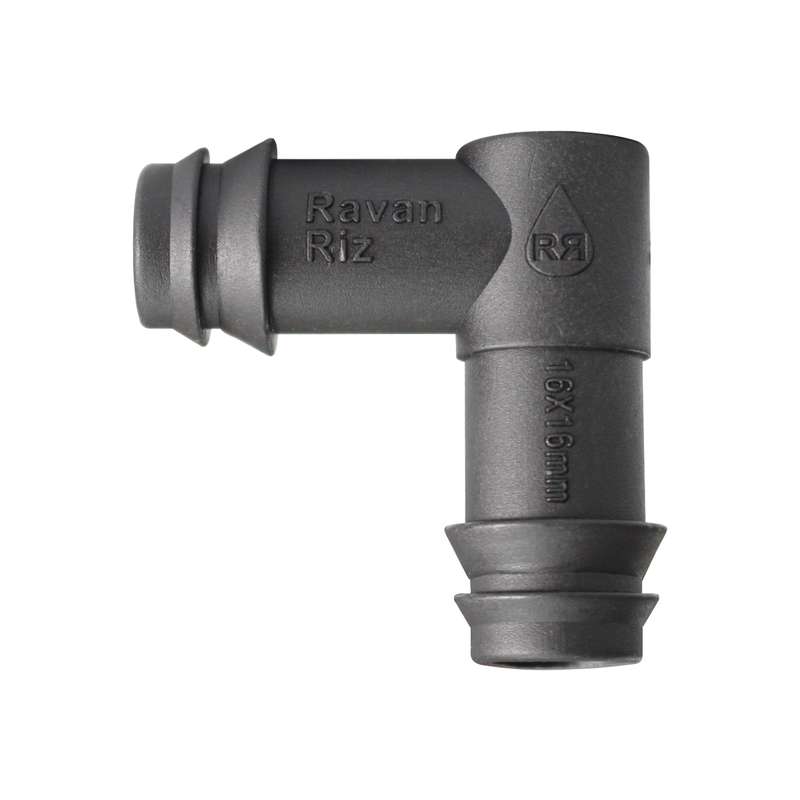 زانویی لوله آبیاری روان ریز مدل RR-1616 بسته 3000 عددی