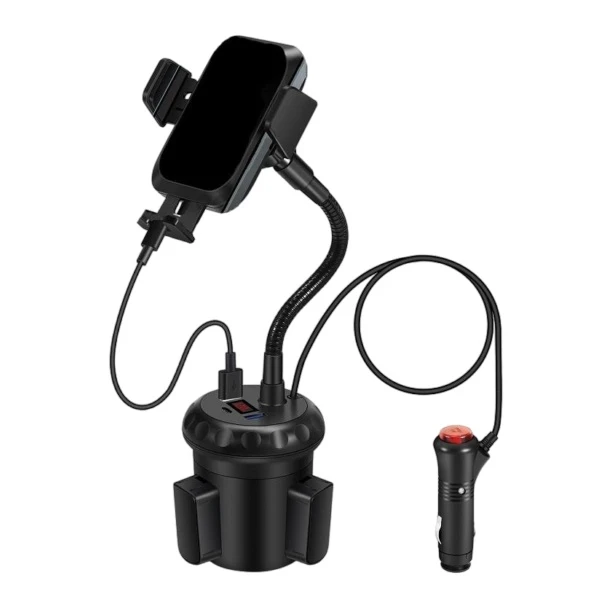 شارژر فندکی 15.5 وات سوپوونیک مدل ICH-64 به همراه هولدر لیوانی