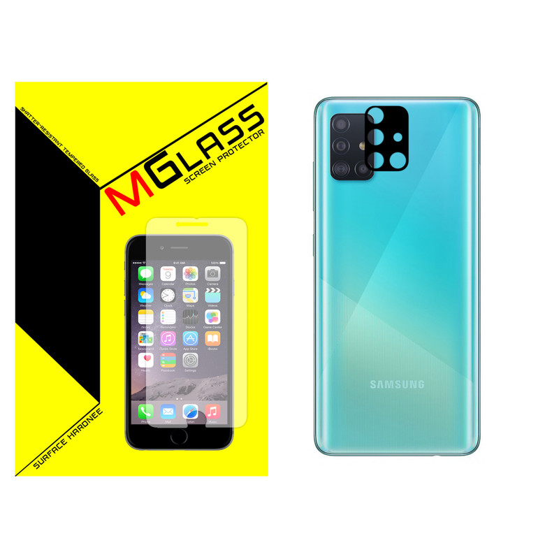 محافظ لنز فلزی دوربین ام گلس مدل MGL-01 مناسب برای گوشی موبایل سامسونگ GALAXY A71
