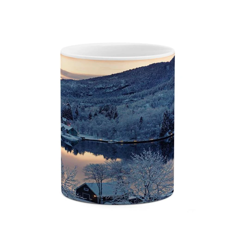 ماگ کاکتی مدل منظره برفی کد mgh15001