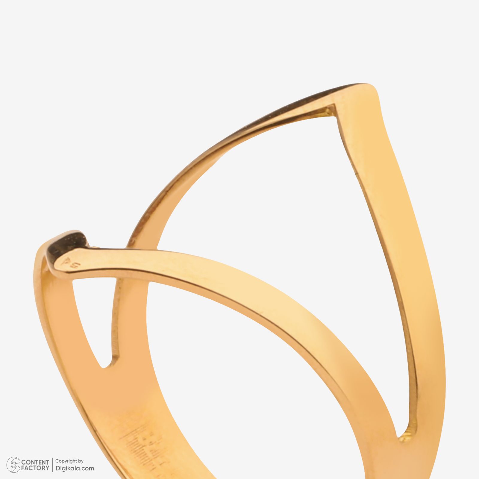 انگشتر طلا 18 عیار زنانه مایا ماهک مدل MR0618 سایز 55 - - 8