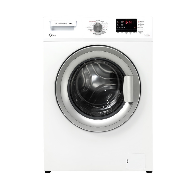 ماشین لباسشویی جی پلاس مدل GWM-82013S ظرفیت 8 کیلوگرم