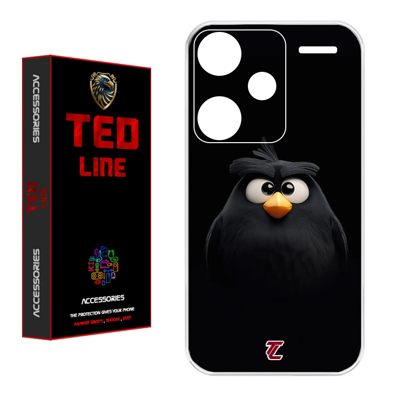 کاور تد لاین طرح پرنده کد 1122 مناسب برای گوشی موبایل شیائومی Redmi Note 13 Pro Plus