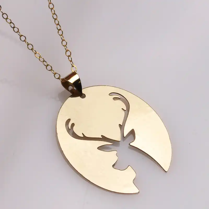 گردنبند طلا 18 عیار زنانه الن نار مدل گوزن ELN10648989