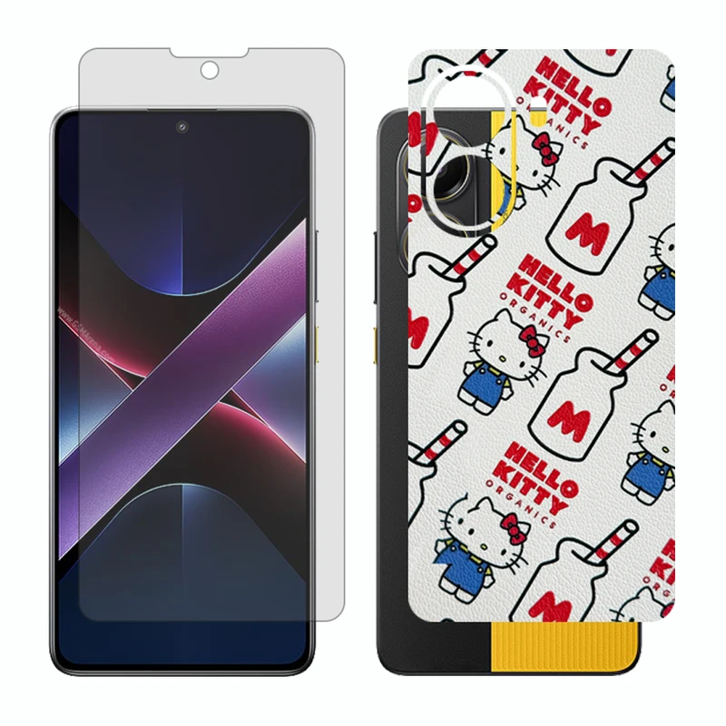 محافظ صفحه نمایش مات گلس مدل Together مناسب برای گوشی موبایل شیائومی Poco X7 Pro به همراه برچسب پوششی پشت گوشی