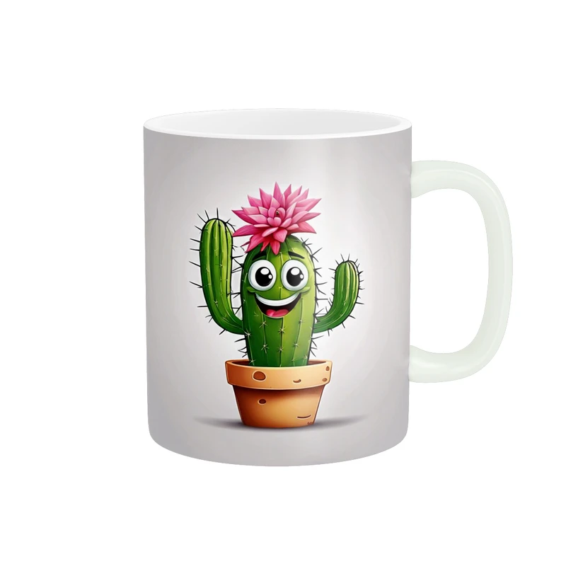 ماگ پاد آفرین طرح کاکتوس کد 1376