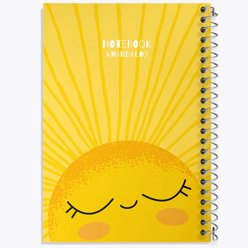 دفتر لیست خرید 50 برگ خندالو طرح خورشید کیوت کد N1698