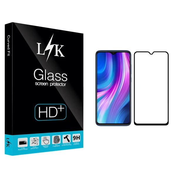 محافظ صفحه نمایش ال کی مدل +HD مناسب برای گوشی موبایل شیائومی Redmi Note 8 Pro
