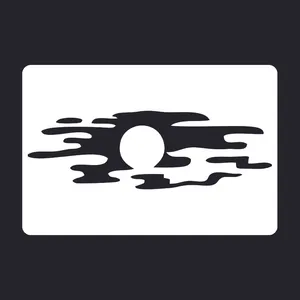  شابلون دکو رستا مدل خورشید کد S16