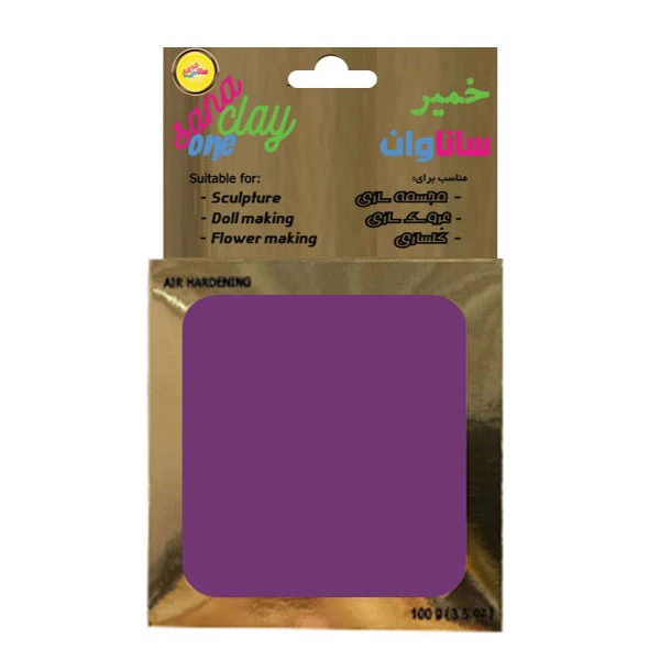 خمیر مجسمه سازی ساناوان مدل پلیمری-هواخشک کد sa-840