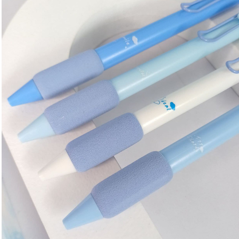 روان نویس 0.5 میلی متری مدل گریپ دار طرح آسمان و دریا کد mn11 بسته 2 عددی