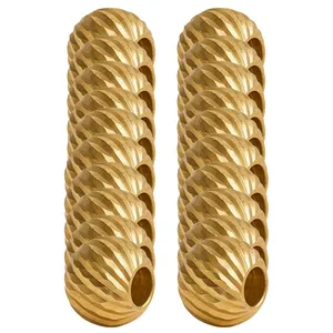 <em>طلا</em> گرمی 18 عیار کاج گلد گالری مدل گوی البرنادو بسته 20 عددی