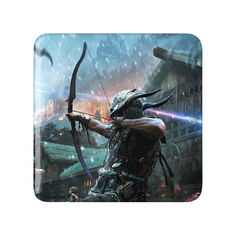 مگنت خندالو طرح بازی اسکایریم (Skyrim) مدل مربعی کد 32773