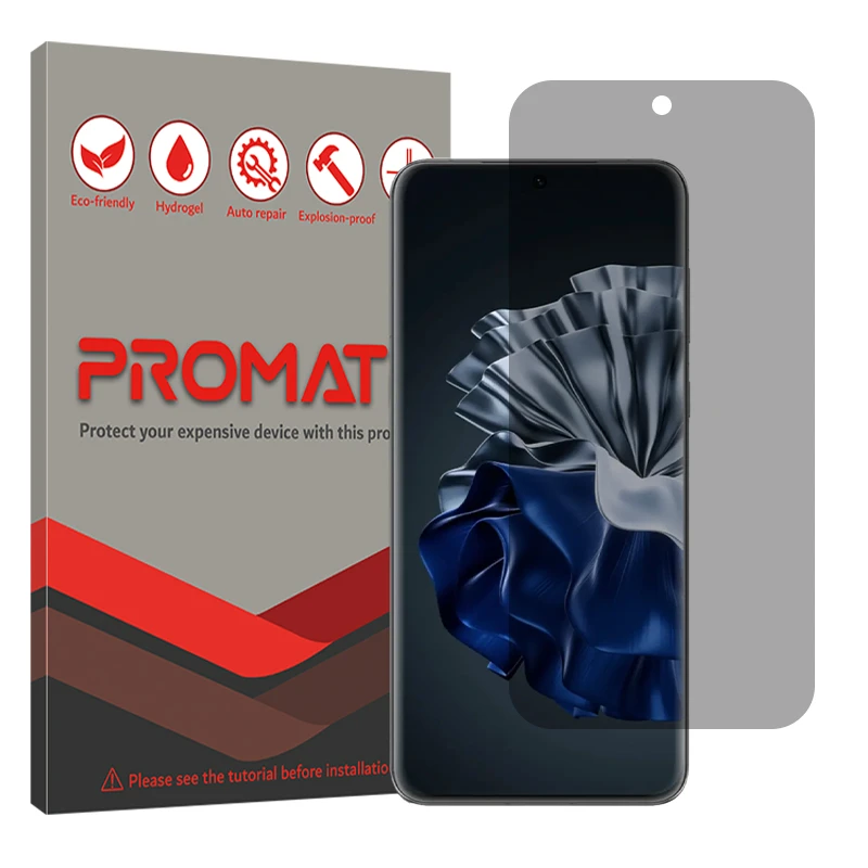 محافظ صفحه نمایش پرومیت مدل حریم شخصی مناسب برای گوشی موبایل هوآوی P60 Pro