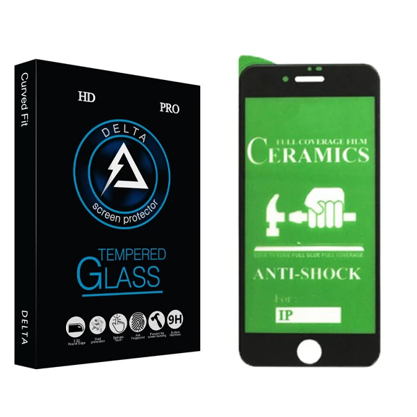 محافظ صفحه نمایش دلتا مدل Fit مناسب برای گوشی موبایل اپل Iphone 7/8 Plus